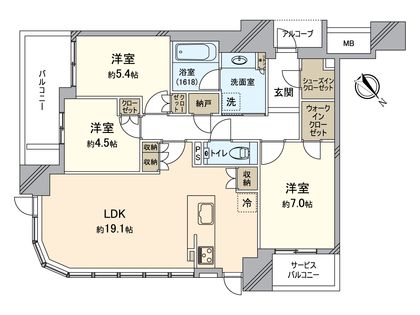 間取図(平面図)