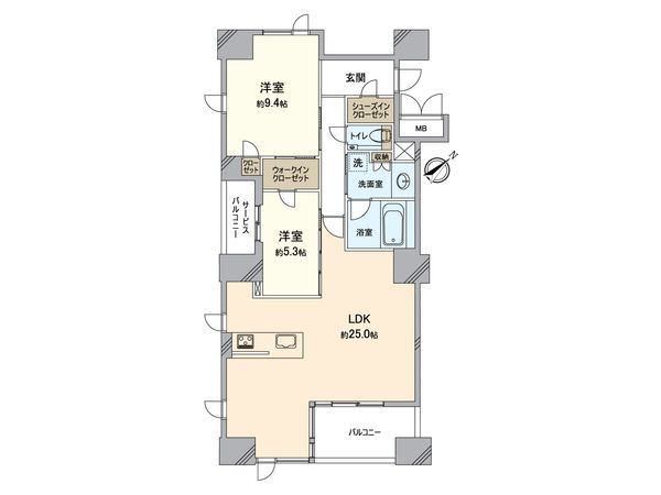 ユニハイム中之島堂島川タワーレジデンス 間取図(平面図)