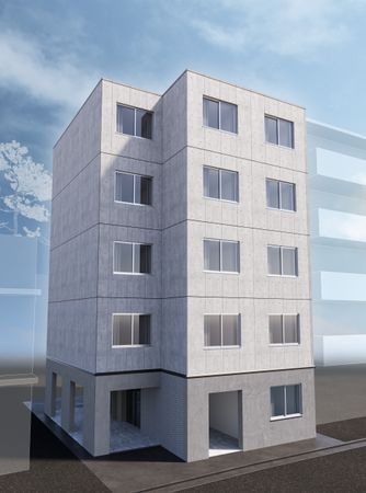 西区浅間町1丁目 一棟マンション 外観パース図 西区浅間町1丁目 一棟マンション 外観パース図