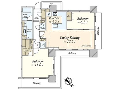 間取図(平面図)