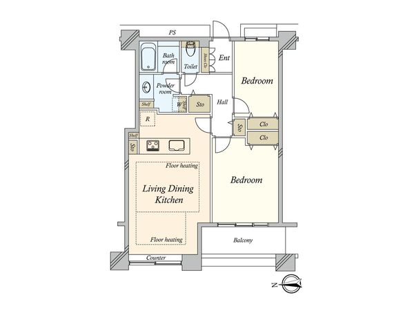 TOKYO SEA SOUTH ブランファーレ 間取図(平面図) TOKYO SEA SOUTH ブランファーレ 間取図(平面図)