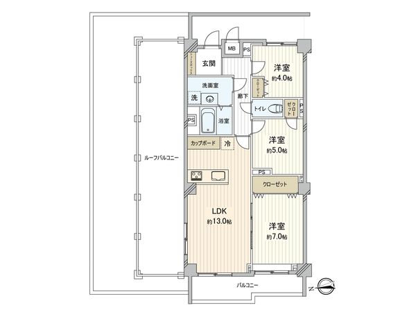 千石ホームズ 間取図(平面図)
