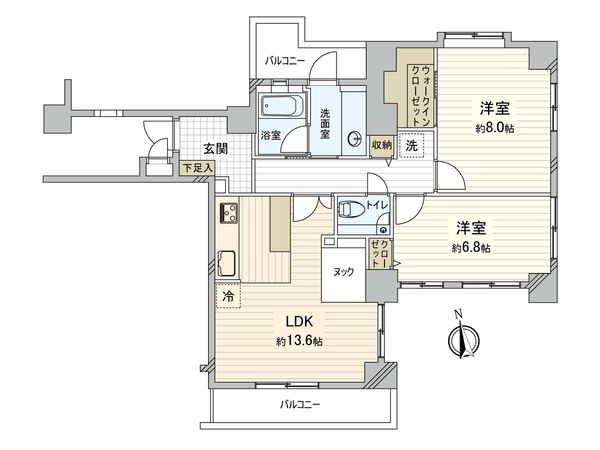 ユニーブル江戸川橋 間取図(平面図)