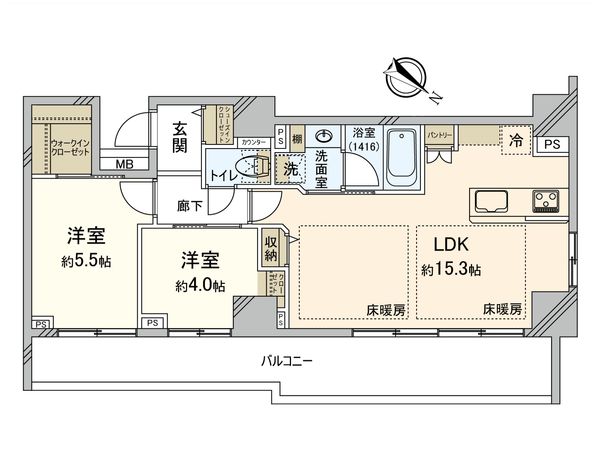 シティウインズ本駒込 間取図(平面図) 間取図(平面図)