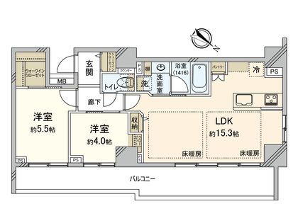 シティウインズ本駒込 間取図(平面図) 間取図(平面図)