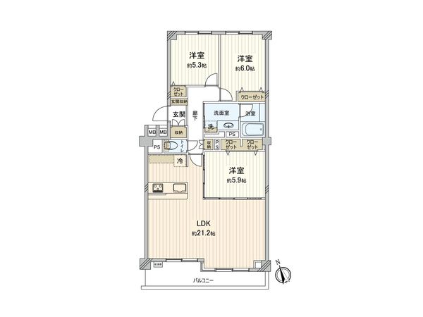 コート吉祥寺 間取図(平面図)