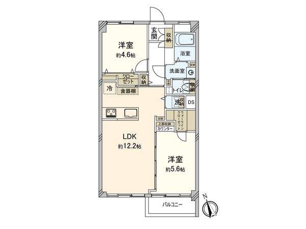 三鷹コーポラス 間取図(平面図)