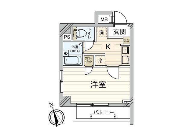 ミリオンステージ吉祥寺 間取図(平面図)