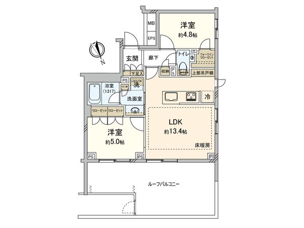 サンウッド吉祥寺南町一丁目 間取図(平面図)