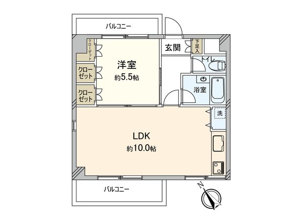 ユニアスサンハイム 間取図(平面図) ユニアスサンハイム 間取図(平面図)