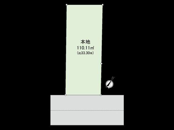 国立市中2丁目 区画図