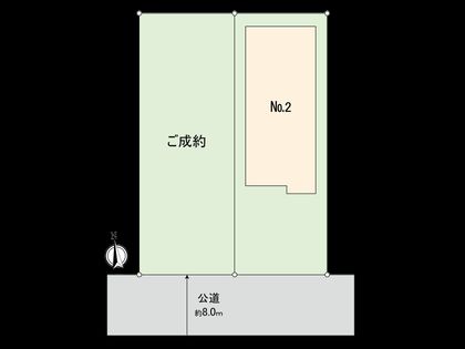 国立市富士見台3丁目 2号棟 区画図