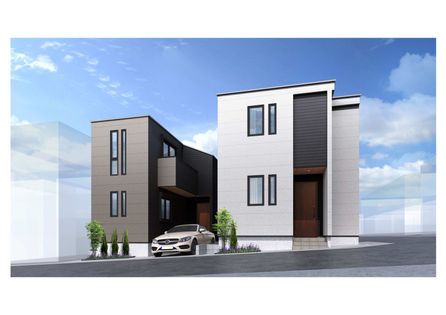 国立市東3丁目 2号棟 外観パース図