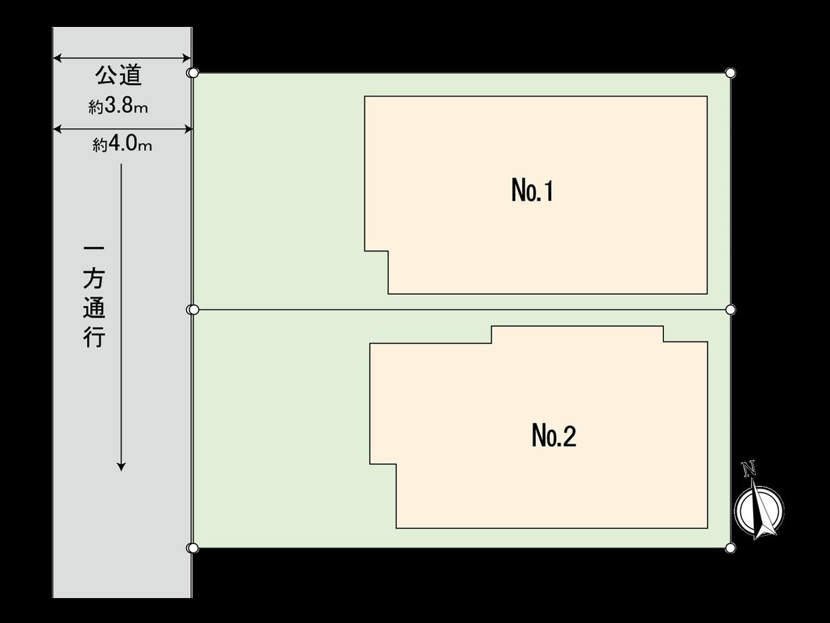 国分寺市新町2丁目 2号棟 区画図 区画図