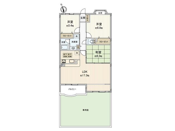 アーバンヒルズ武蔵小金井 間取図(平面図) アーバンヒルズ武蔵小金井 間取図(平面図)