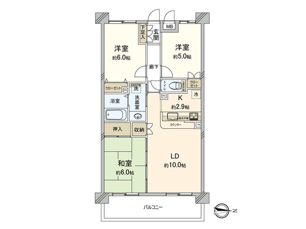 ネクステージ小平 間取図(平面図) ネクステージ小平 間取図(平面図)