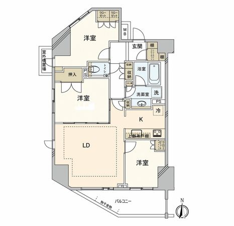 パークハウス国立プレイス 間取図(平面図) パークハウス国立プレイス 間取図(平面図)