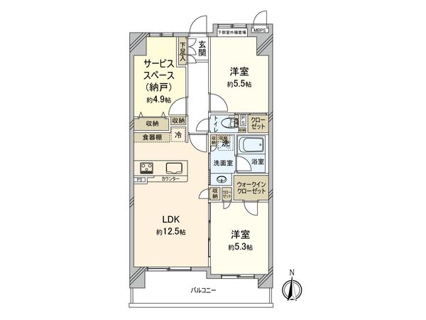 ライオンズガーデン小金井南 間取図(平面図)