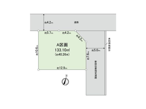 さいたま市大宮区高鼻町1丁目 A区画 区画図