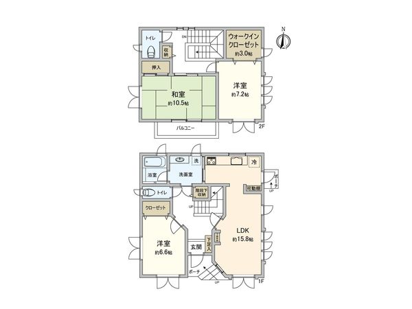 さいたま市北区櫛引町2丁目 間取図(平面図)