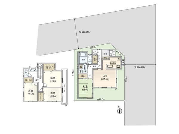 さいたま市見沼区大字東新井 間取図(平面図) さいたま市見沼区大字東新井 間取図(平面図)