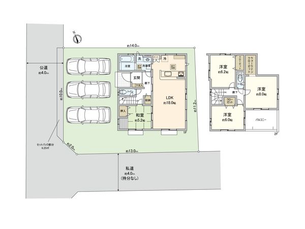 さいたま市西区大字飯田 間取図(平面図) さいたま市西区大字飯田 間取図(平面図)