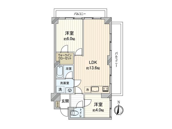 セザール大宮中央公園 間取図(平面図)