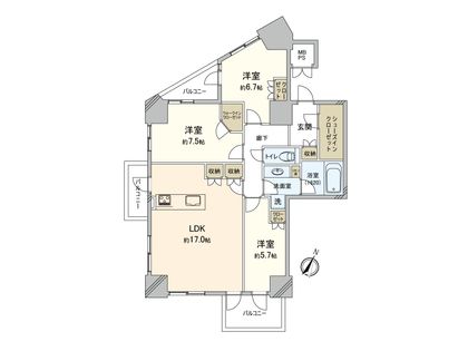 間取図(平面図)