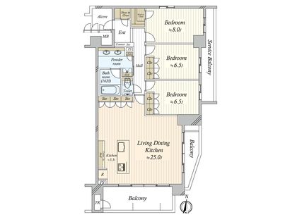 間取図(平面図)